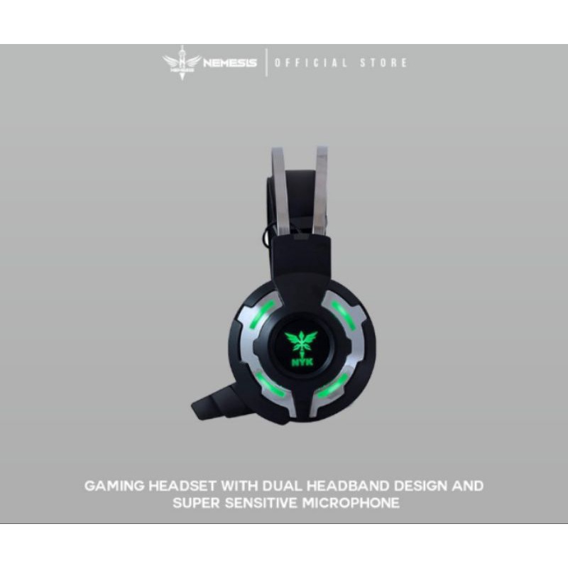 headset gaming nyk nemesis kunkka Hs-n01