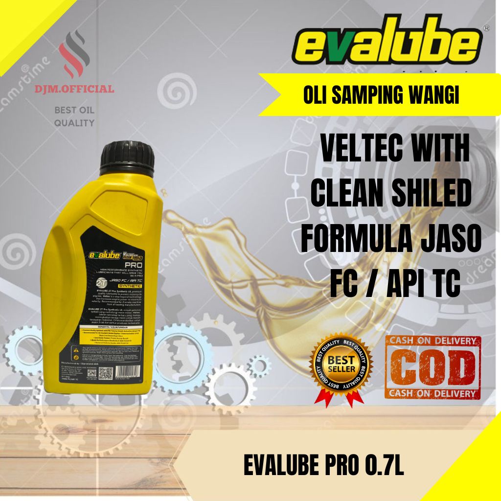 OLI SAMPING EVALUBE 2T PRO SYNTHETIC 700ML / 0.7L JASO FC /API TC ORIGINAL HARUM