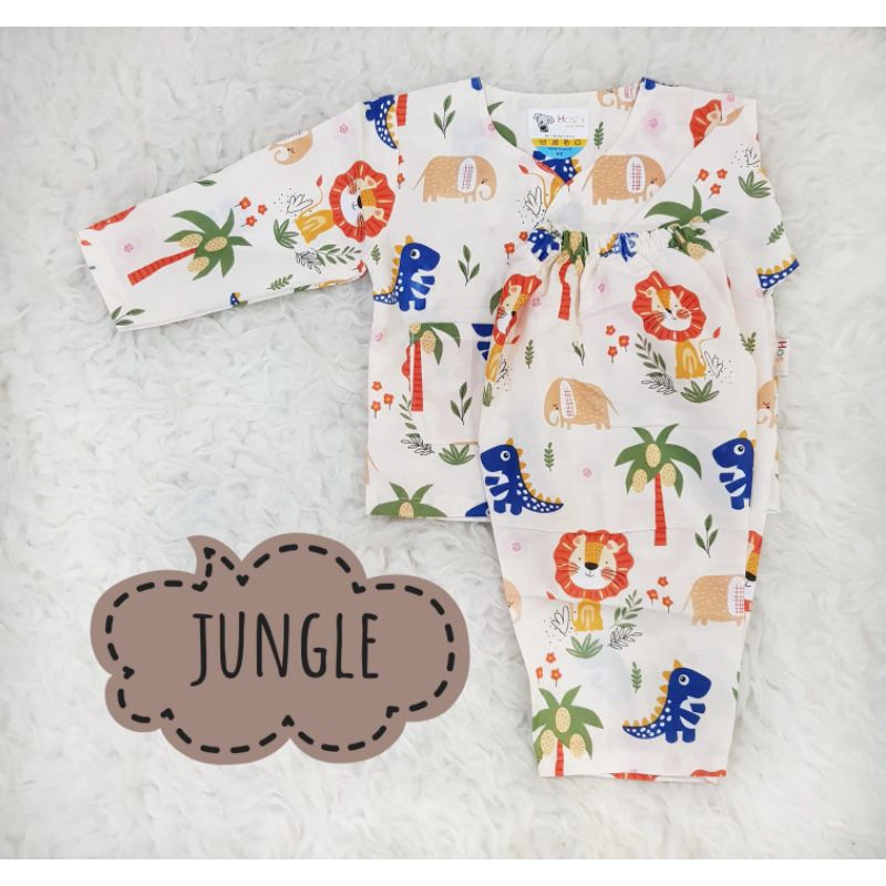 Piama Katun Bayi 3 - 6 bulan