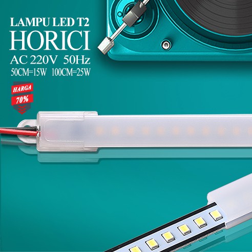 LAMPU T2 TUBE 15W 25W Lampu hias Lampu Led Meja Rias Make Up Lampu Kaca Rias Lampu panjang Cermin Va