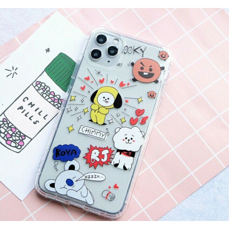 CASE HANDPHONE CASE BT21 CASE STITCH IPHONE OPPO VIVO SAMSUNG