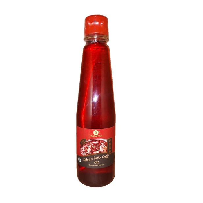 OLD ZHANG VILLAGE Minyak Cabai Spicy &amp; Tasty Chili Oil 200 ml Halal