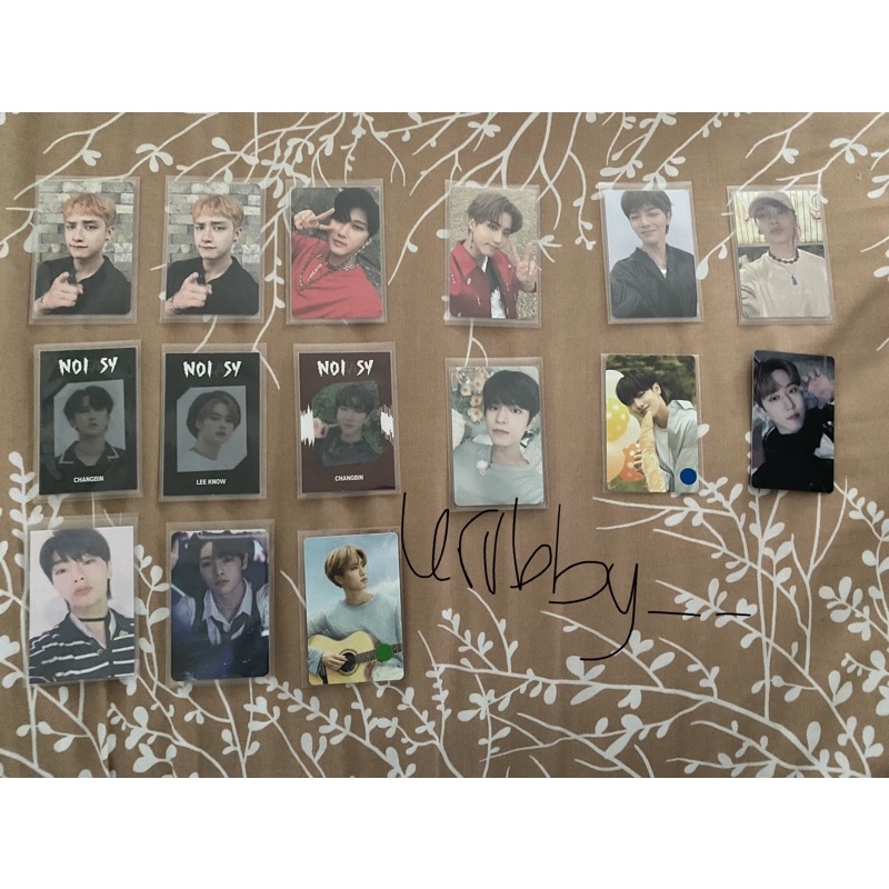 PC NACIFIC R1 Han I.N, Glitter Christmas Evel Changbin, Luckydraw Cevel Soundwave Changbin