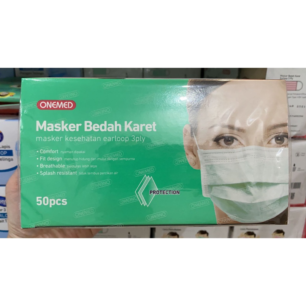 Masker bedah karet ONEMED masker medis