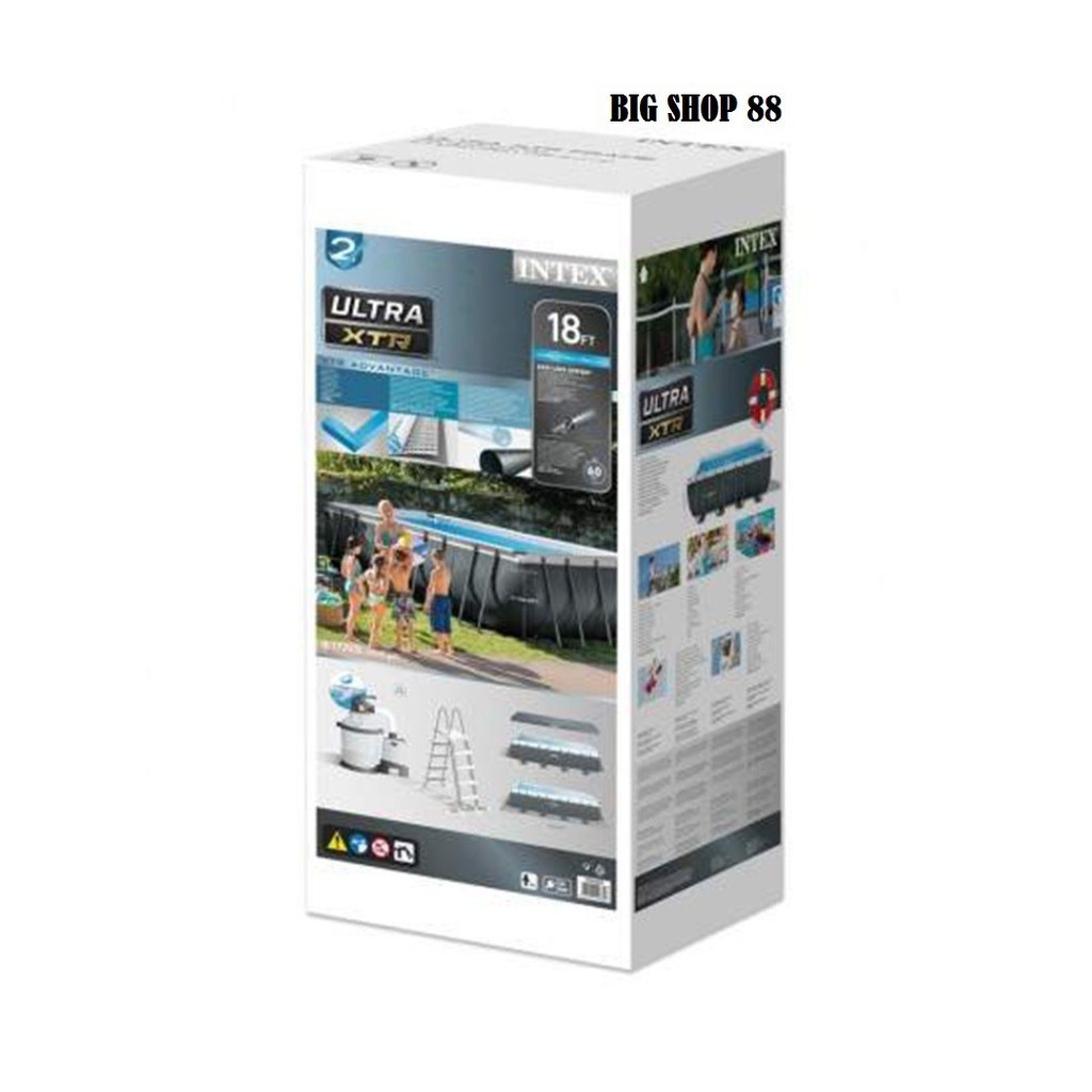 Promo Kolam Anak Murah INTEX KOLAM RENANG PORTABLE KOLAM RENANG ANAK JUMBO ULTRA PRISM FRAME POOL 5