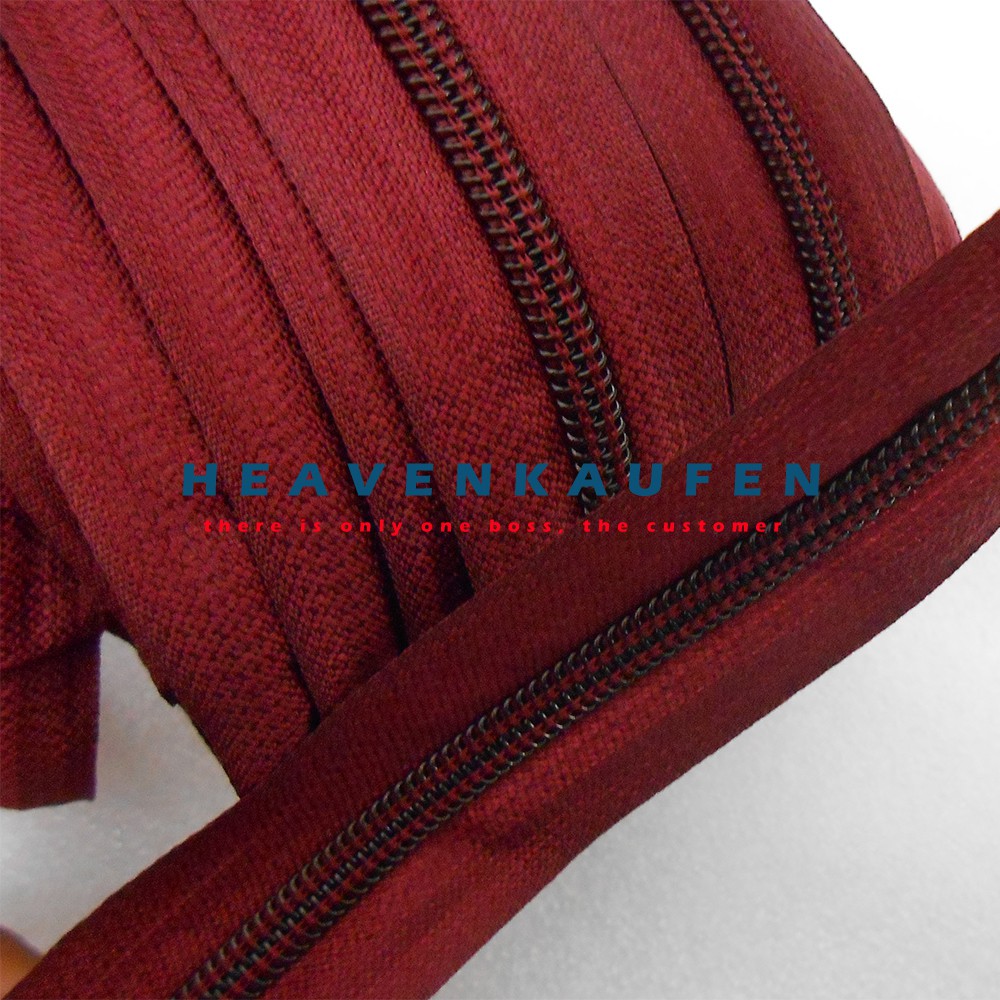 Resleting Zipper Merah Hati No 5 Murah Harga Per Meter