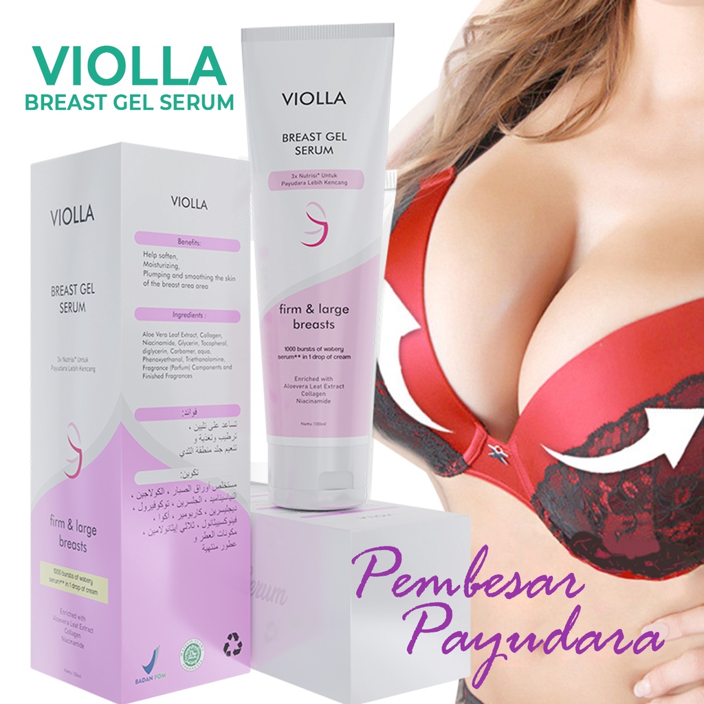 VIOLLA VIOLA BPOM SERUM GEL - SMART BREAST - PEMBESAR & PENGENCANG PAYUDARA SUSU JADI MONTOK ALAMI
