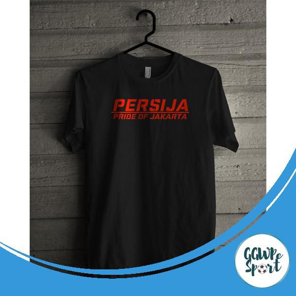 Kaos Distro Persija Premium Pride Of Jakarta Baju Distro Bola Katun Combed 30S Kualitas Terbaik