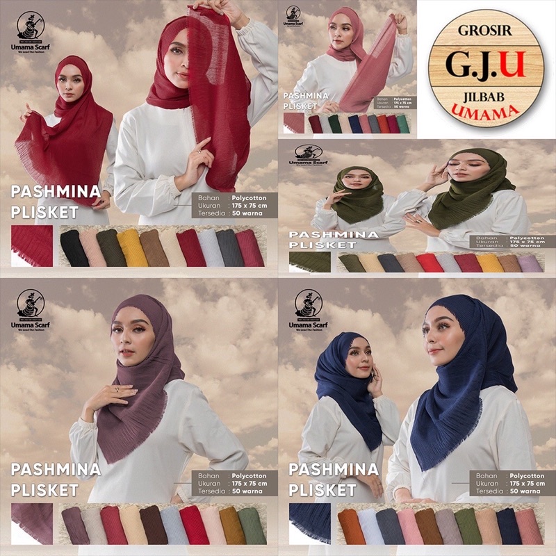 Umama Pashmina Plisket Rawis