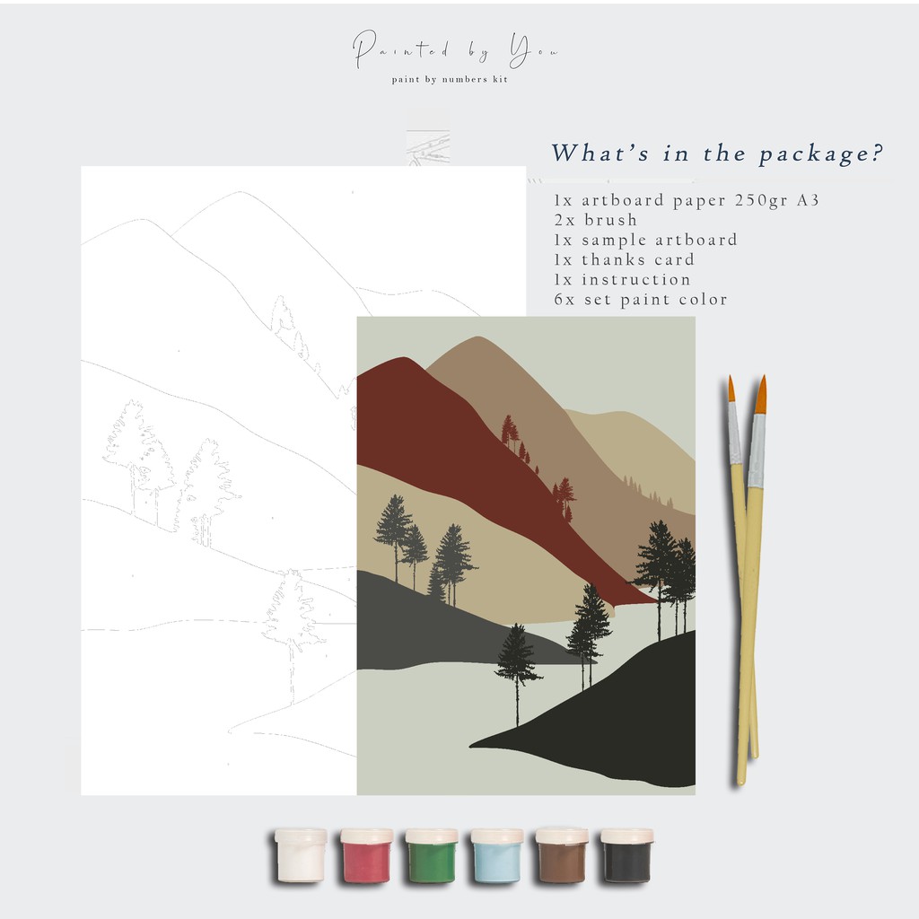 

Paint By Number Kit A3, TR-LANDSCAPE 6