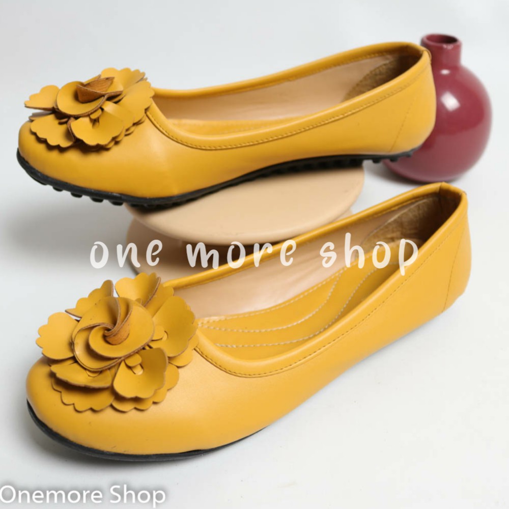 promo big sale 11-11 sepatu  flatshoes wanita BUNGA ROSE ap081