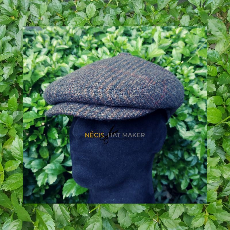 Topi Classic Pria Flat Cap Wool Premium