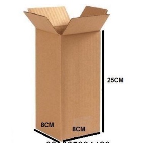 

Kardus/Dus/Box Botol Standing Box 8x8x25cm Baru Polos