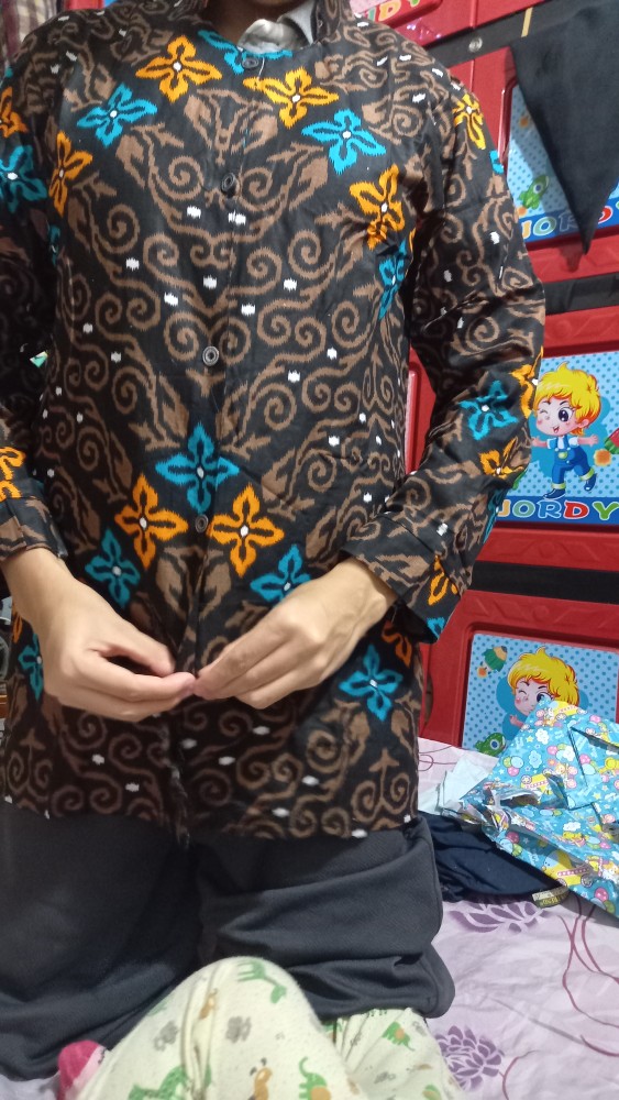 Baju Batik Wanita Modern Monalisa Genes M,l,xl Asli Pekalongan