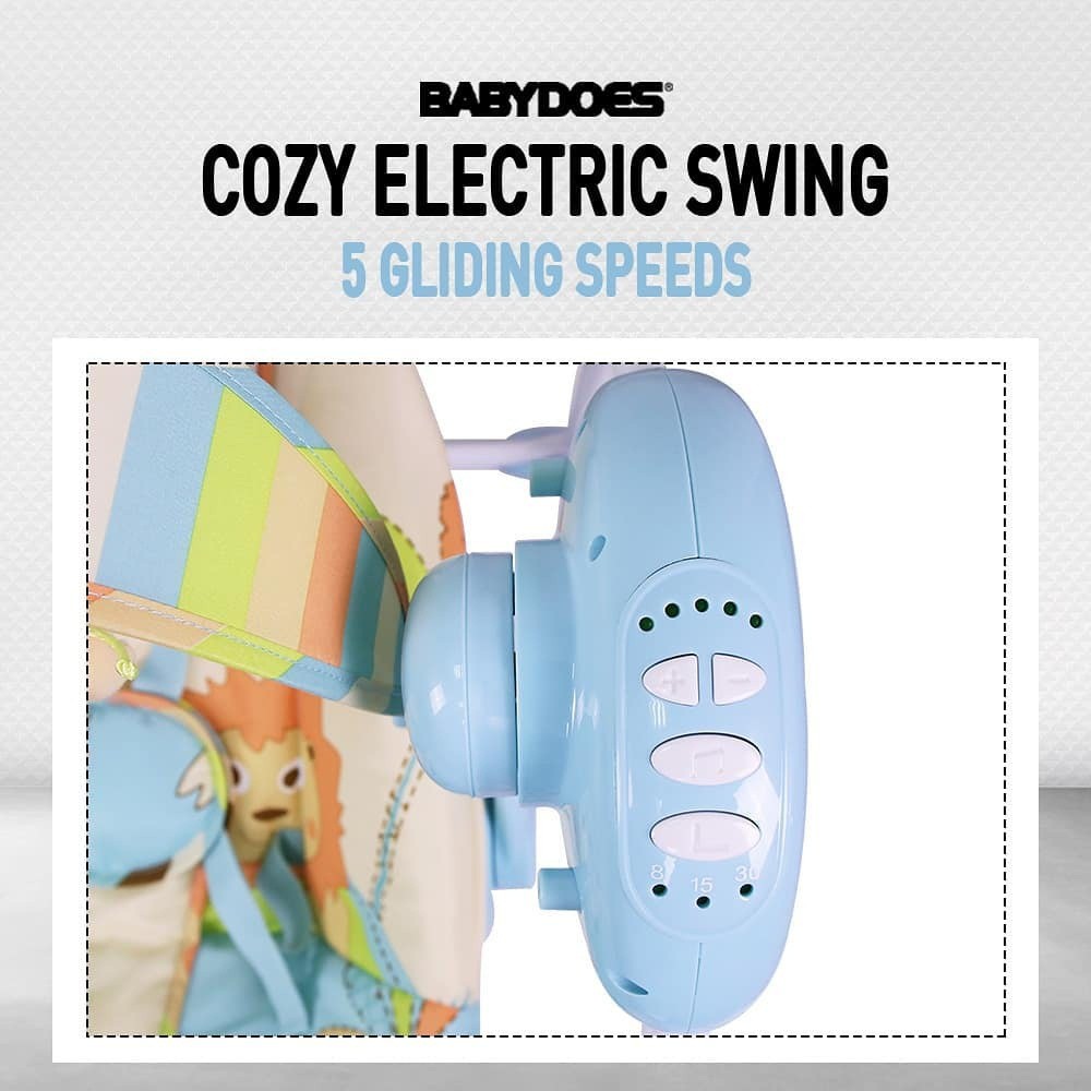 bouncer babydoes cozy electric swing ayunan bayi