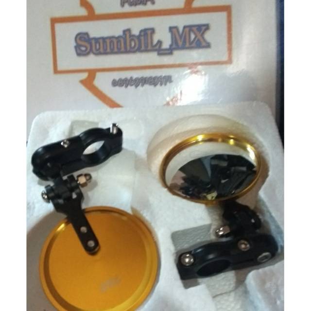 Spion bulat supermoto klx crf dtracker universall gold