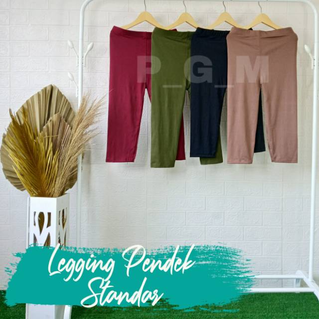 LEGGING 3/4 standard fit L , XL Termurah Bisa  Grab , Gosend , Instan . dan Bisa ( Bayar di Tempat )