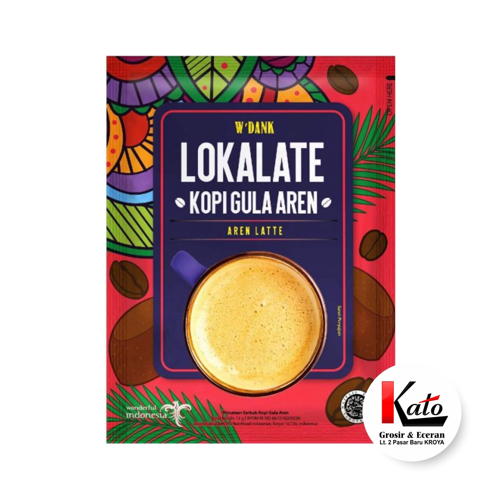 

Lokalate Kopi Gula Aren isi 10 sachet