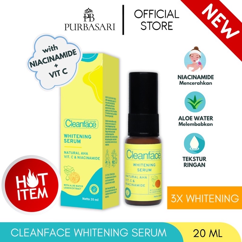 Clean face Serum Wajah 20ml