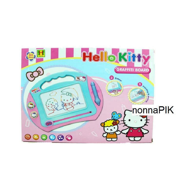 Hello Kitty atau Cars MCqueen Graffiti Board Papan Tulis 796-10A