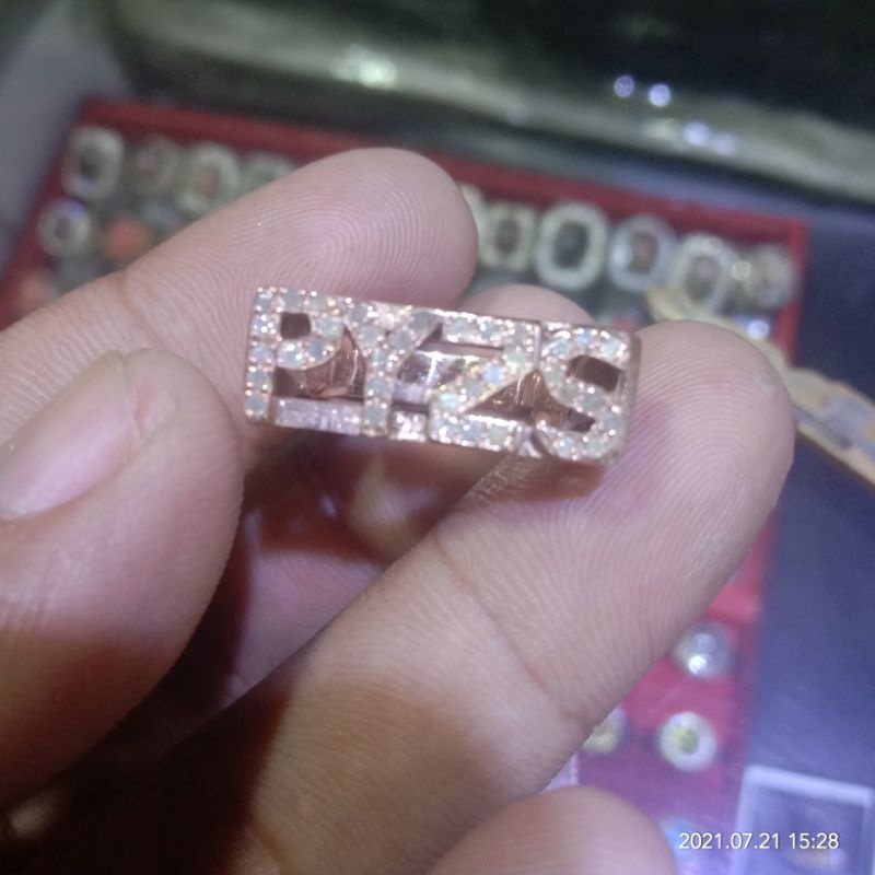 cincin nama perak