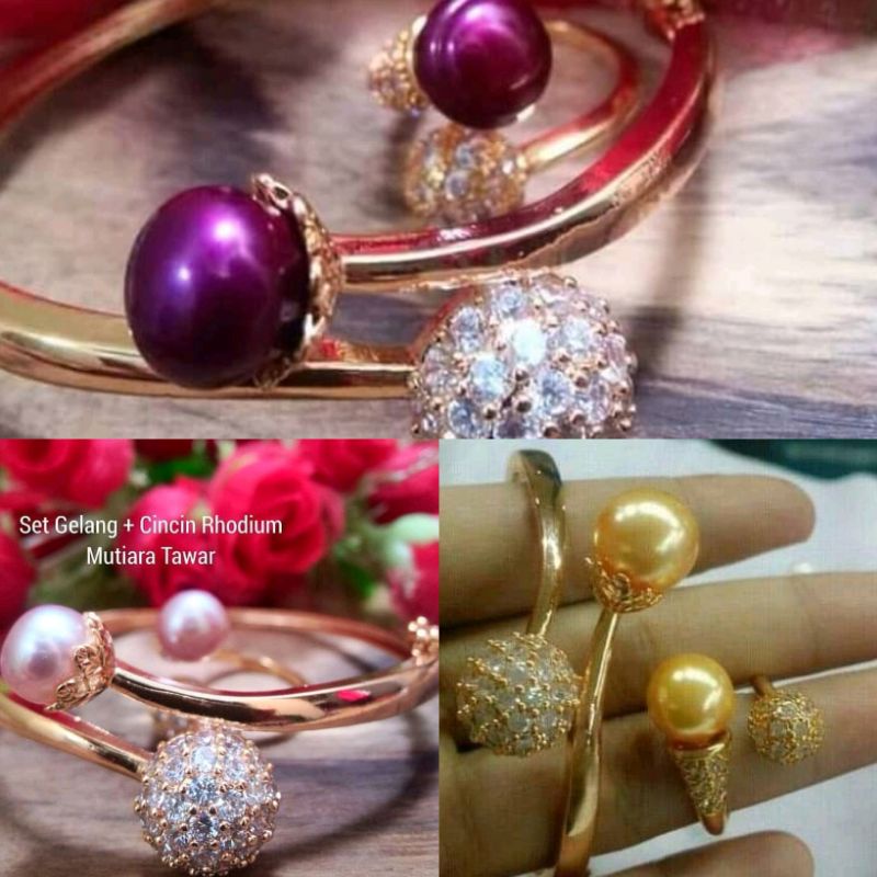 Set mutiara tawar|Mutiara lombok|Mutiara asli lombok|Set mutiara asli bersertifikat|Set mutiara lomb