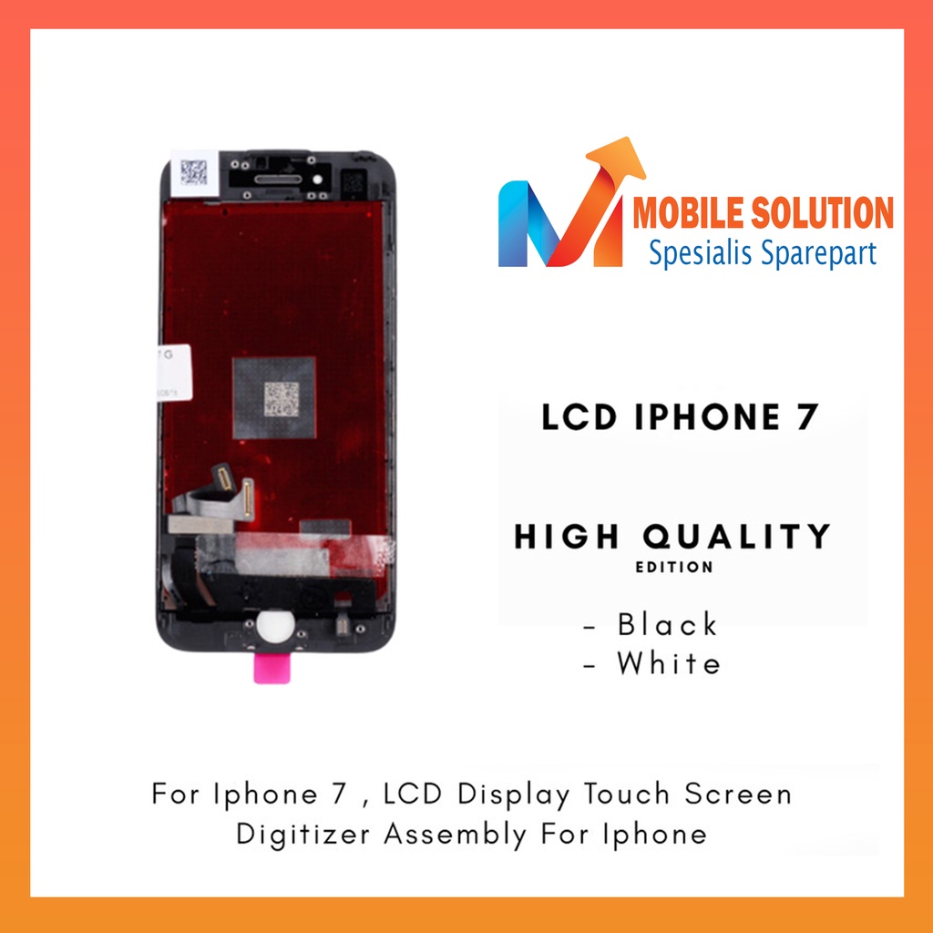 GROSIR LCD TOUCHSCREEN FULLSET IP 7 SUPER 100% GARANSI 1 BULAN + PACKING BUBBLE