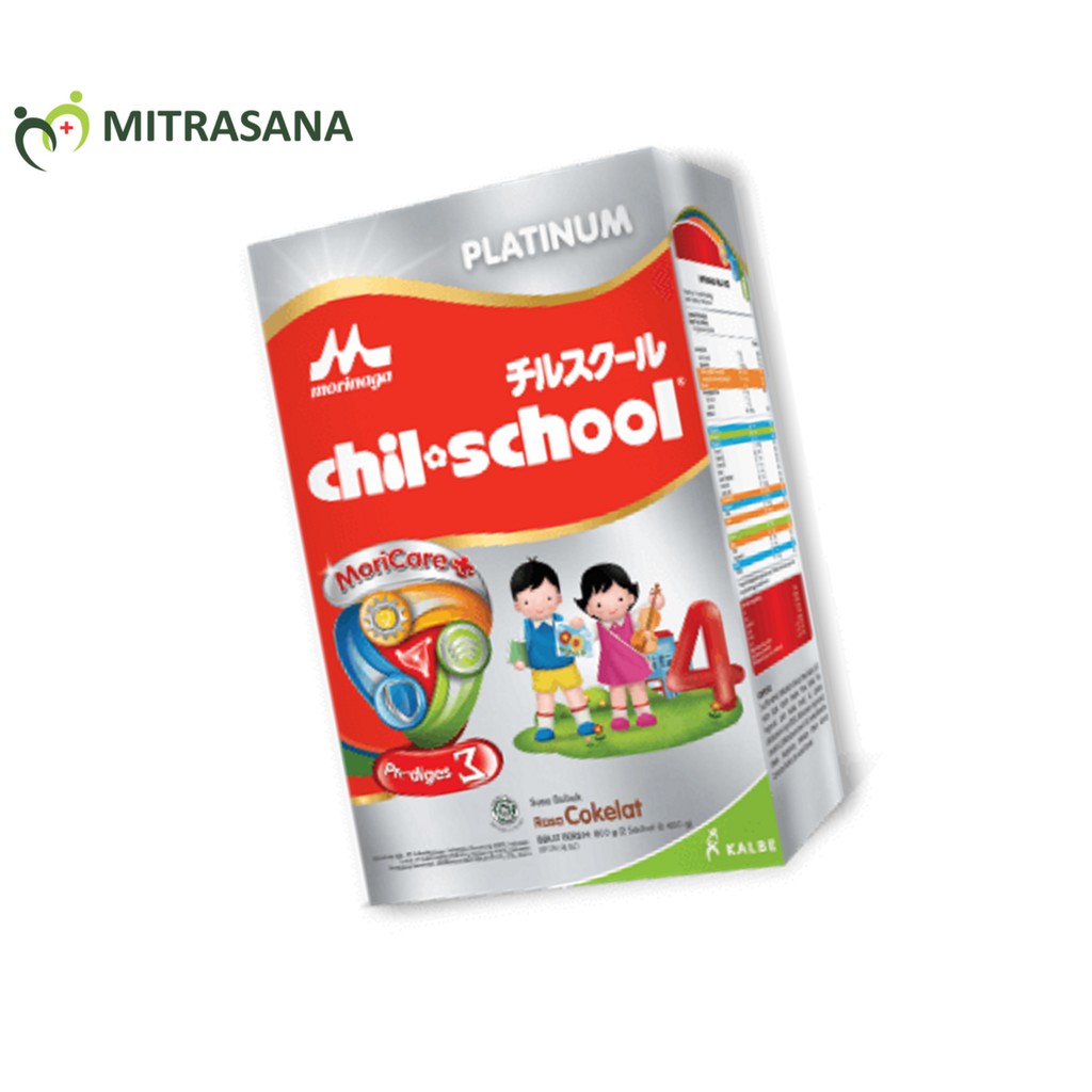 Chil School Platinum Moricare+ Vanilla madu coklat 800gr