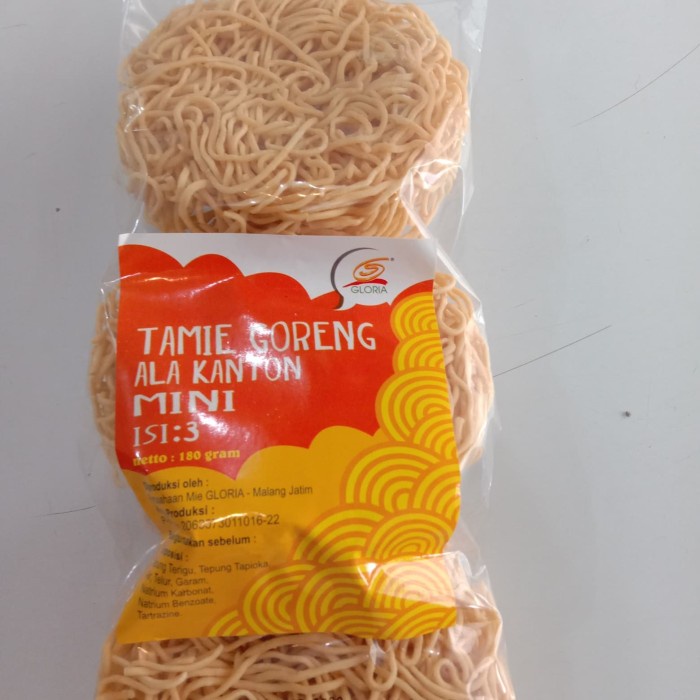 

Tamie GORENG mini Gloria ala Kontan / Original ( 1 pack isi 3 pcs )