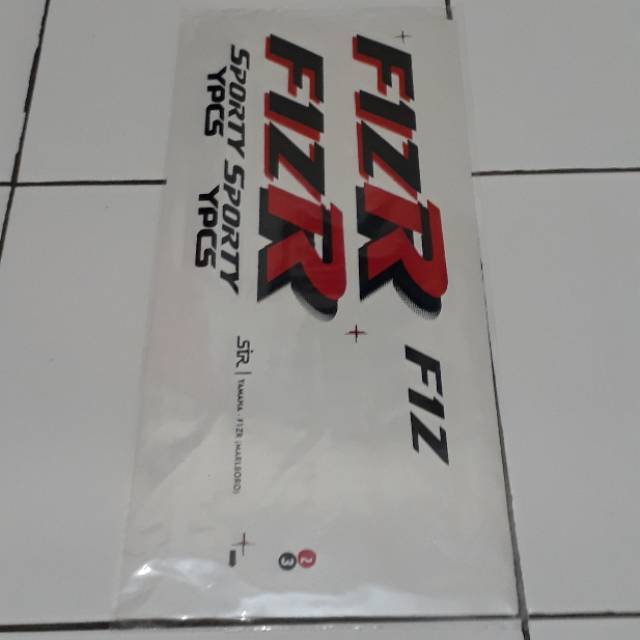 Striping sticker lis standar motor yamaha Fiz R Malboro (sudah di cutt)