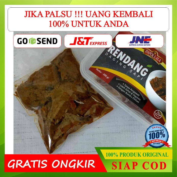 

Rendang Daging Sapi 300g Terumurah dijamin GARANSI jika tidak Lezat