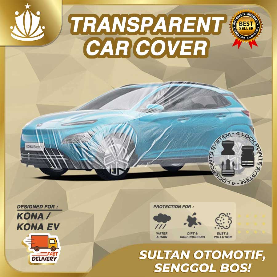 Body Cover Mobil Plastik TEBAL Hyundai Kona WATERPROOF