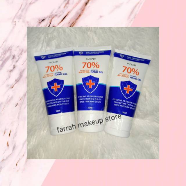 Faceart Gel Hand Sanitizer 50ml BPOM