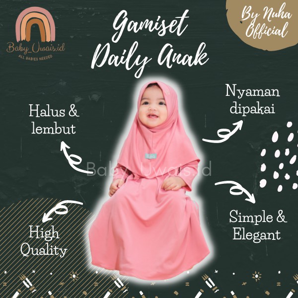 Setelan Baju Gamis Anak Perempuan Murah Baju Muslim Gamis Syari Terbaru Anak Perempuan Umur 3 Tahun