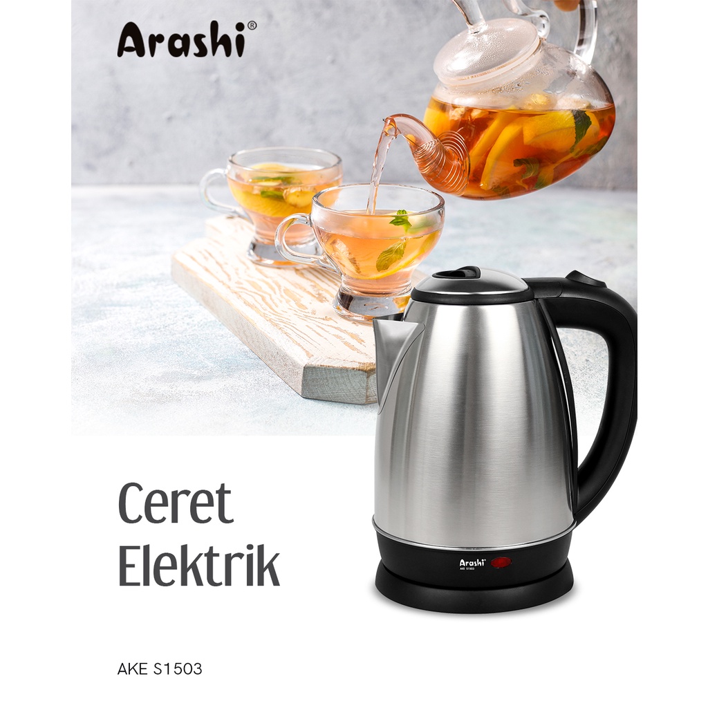 Ceret Teko listrik / electric kettle Arashi