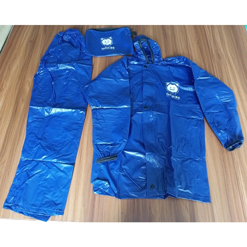 Jas Hujan Anak Laki-laki Perempuan SD Umur 7-12 Tahun Bagus Terbaru Mantol Ujan Anak Cewek Cowok DS6