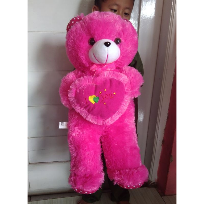 BONEKA TEDDY BEAR LOVE I LOVE YOU MAINAN