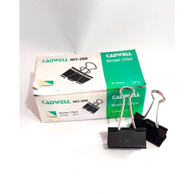 

BINDER CLIP CADWELL NO 260