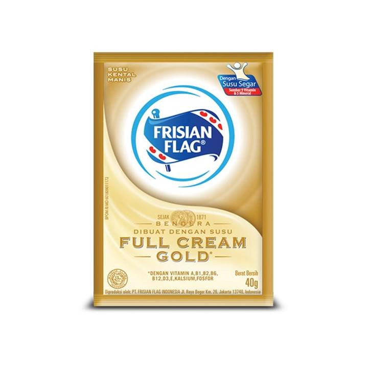 FRISIAN FLAG SUSU FULL CREAM GOLD (6 SACHET X 40 GR)