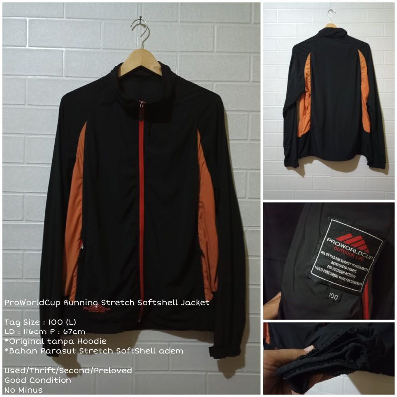 ProWorldCup Running Stretch Softshell Jacket