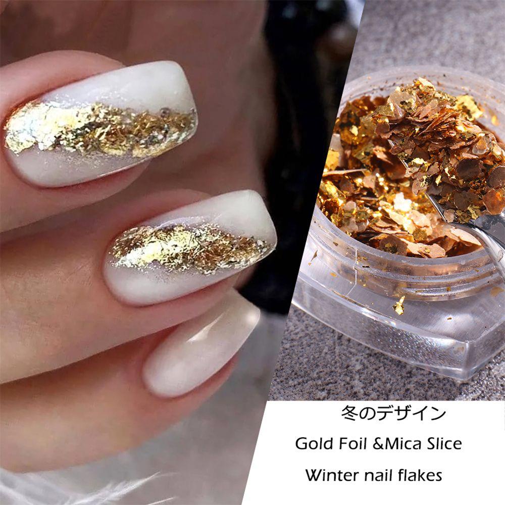 R-flower 1Box Payet Kuku Manicure Polish Sparkly Campur