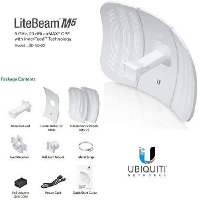 Ubiquity LiteBeam UNIFI M5-23 23DBI / LBE-M5-23