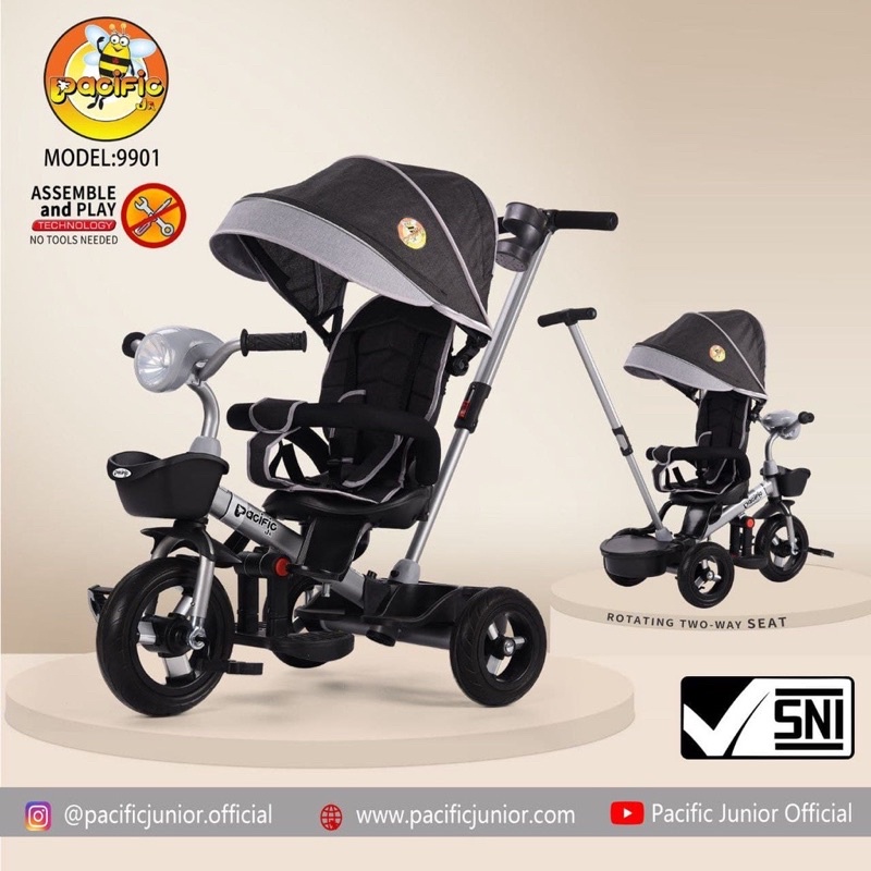 Sepeda Trike Tiga Roda Anak Pacific 9901 Sepeda Tiga roda