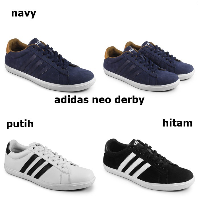 sepatu adidas NEO DERBY sepatu olahraga skeners  cuci gudang murah