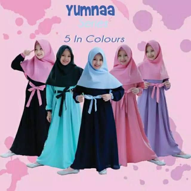Gamis Anak Perempuan / gamis Yumna Kids