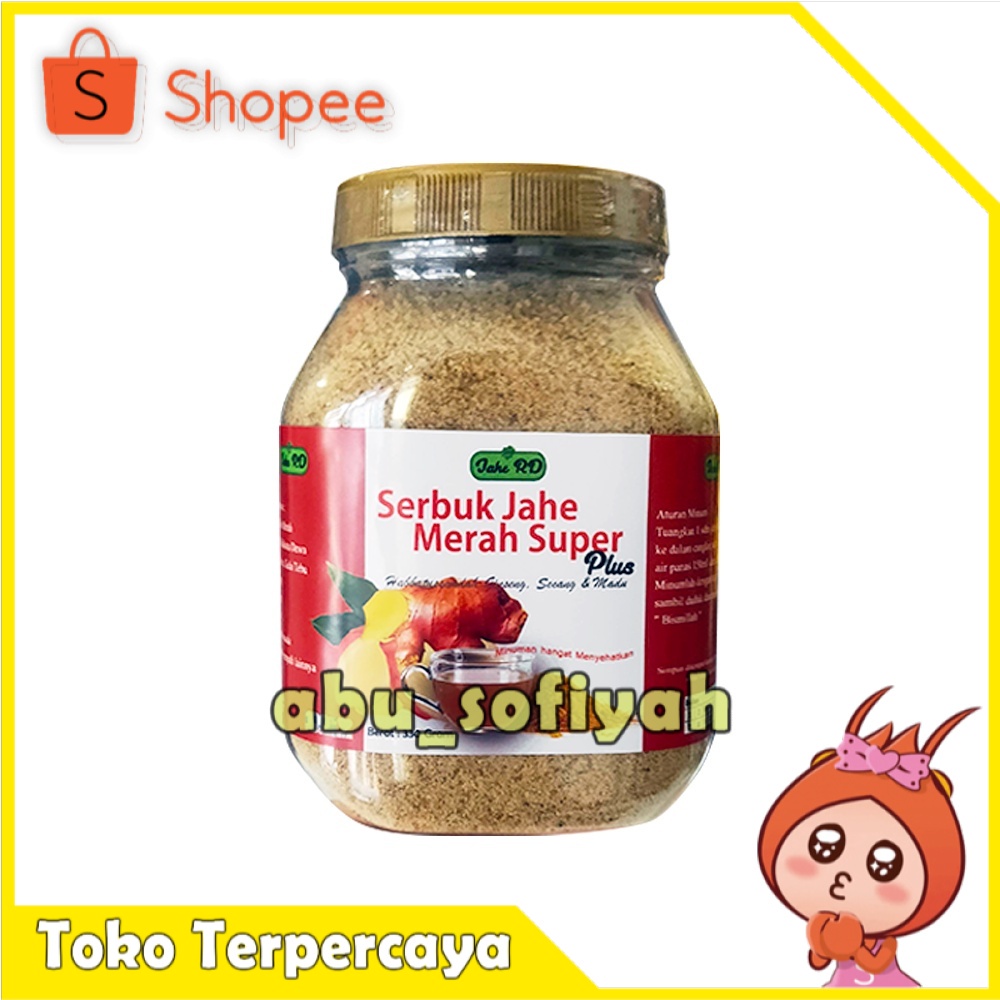 

Jahe Merah Super RD Jahe isi 330gr