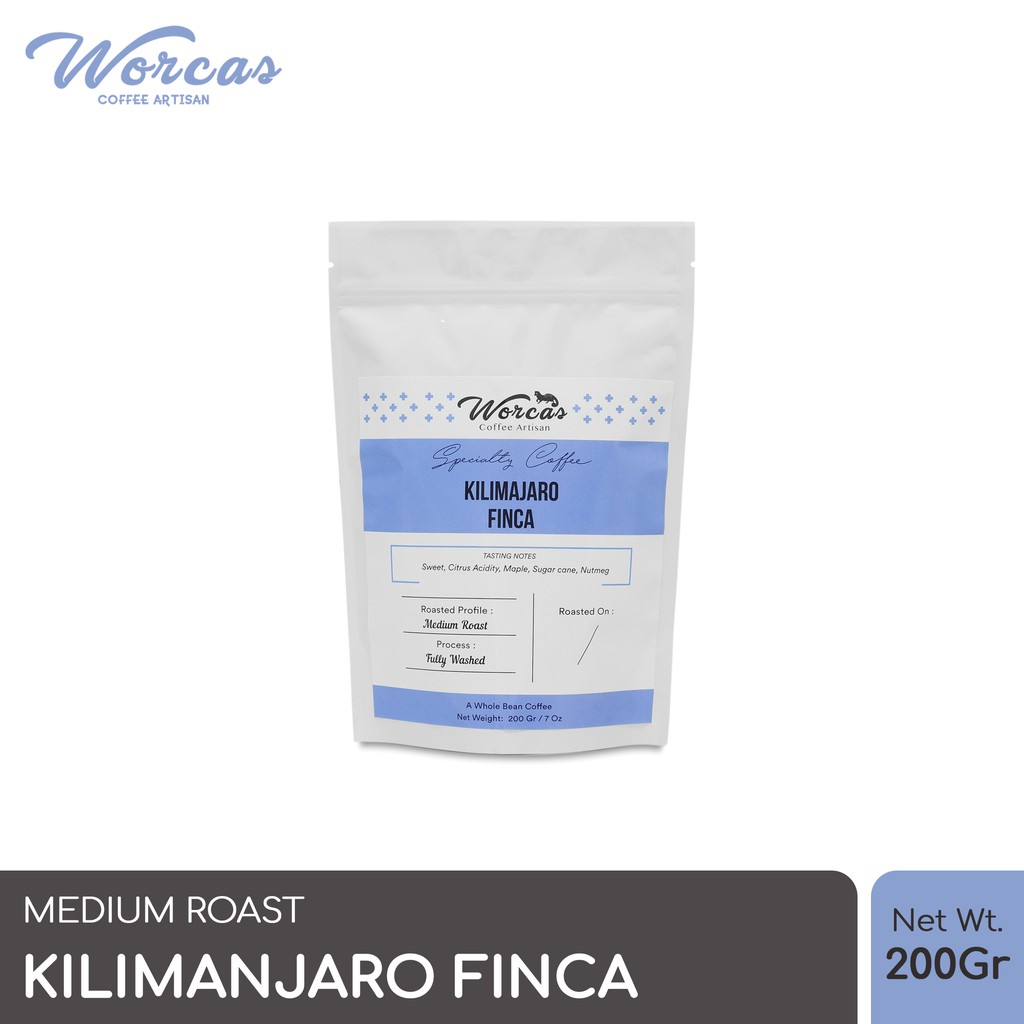 

WORCAS Kopi Arabika Kilimanjaro Finca 200 Gram - Medium Roast