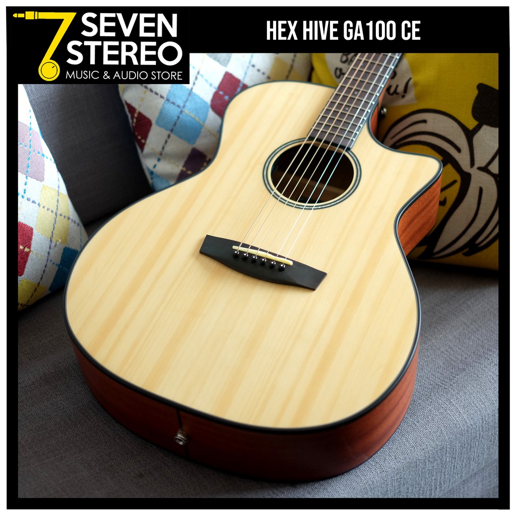 HEX GA100 CEM Acoustic Electric Guitar