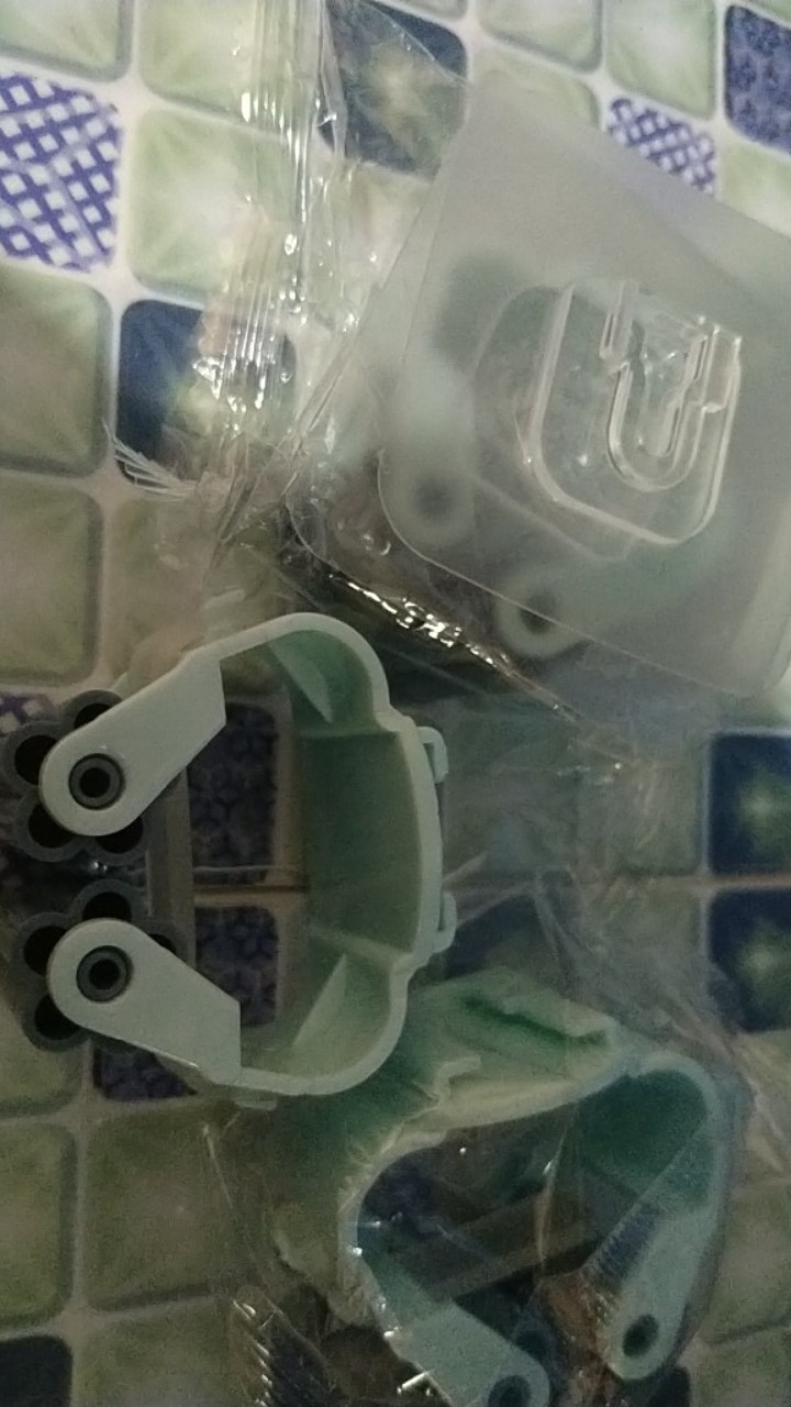 [jualserbada18](00094) Holder Sapu & Pel Untuk Toilet / Penjepit Gantungan (baru)