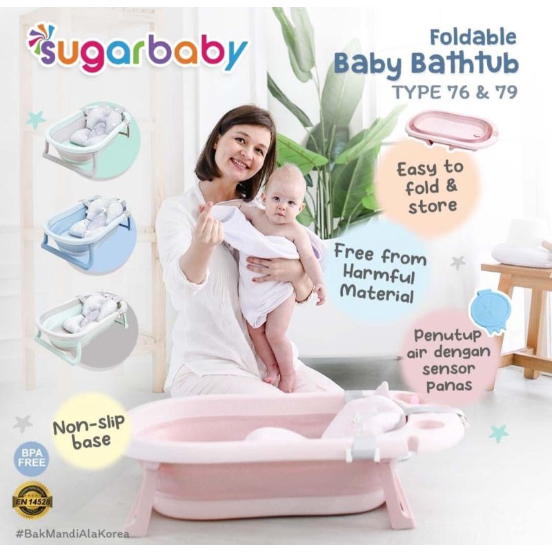 SUGARBABY FOLDABLE BATHTUB BAK MANDI LIPAT F76 F79 F88